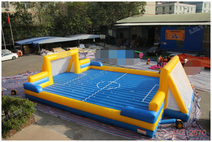 Pista de <span class=keywords><strong>campo</strong></span> de fútbol inflable para niños y adultos, juegos deportivos en el suelo - Product Image 6