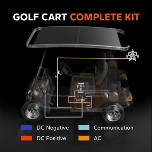 แบตเตอรี่ 51.2V 100Ah พร้อมแอปตรวจสอบ สำหรับรถกอล์ฟ ลิเธียมไอออนแพ็ค 20.48kWh ระยะทาง 40~188 ไมล์ สำหรับยานยนต์ไฟฟ้าความเร็วต่ำ รถเอทีวี เรือ - Product Image 2