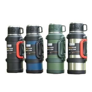 Termo aislado de acero inoxidable 316 para exteriores, mantiene la temperatura por 24-36 horas, botella de agua portátil para el hogar, el coche y deportes. - Product Image 1