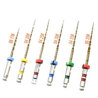 Instrumento Dental, Limas Flexigold, Limas Endodónticas Rotatorias, Limas de Motor Endo Dentales de 25 mm, Herramienta Dental de Activación por Calor