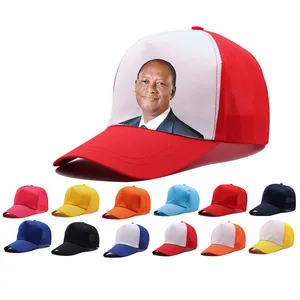 Kalite ucuz özel snapback şapka siyasi kampanyası seçim spor şapka beyzbol şapkası özel kamyon şoförü şapkası logo baskı nakış