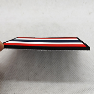 Patch distintivo con bandiera in gomma in PVC 3D toppe bandiera del mondo in Silicone con gancio e <span class=keywords><strong>Loop</strong></span> - Product Image 3