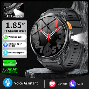 LIGE BWK66 (10 Gün Pil Ömrü) Erkekler İçin Akıllı Saat, Aramaları Yanıtlama, LED El Feneri, Müzik, Fitness Takipçisi, Android IOS Uyumlu Akıllı Saat - Product Image 2