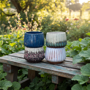 <span class=keywords><strong>Pot</strong></span> de fleurs en céramique de style vintage MSH pour plantes succulentes et orchidées - Product Image 1