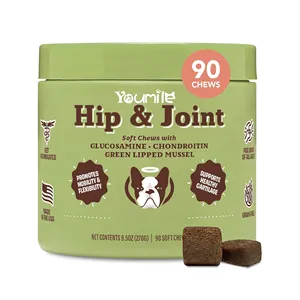 Hip And Joint Chews For Dogs Arthritis Calming Soft Chews For Dogs Anxiety Relief Pet Treats Calming Supplement