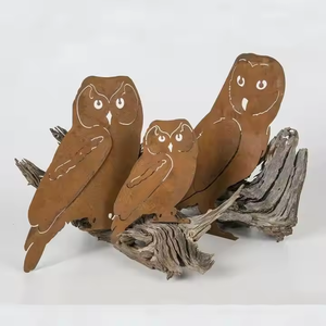 <b>Rusty</b> Metal <b>Garden</b> <b>Ornaments</b> Rustic Metal Yard Art for City <b>Gardens</b> Landscape - Product Image 6