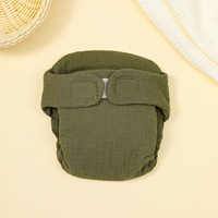 Culotte d'apprentissage douce en coton pour bébés garçons et filles, nouveau-nés, 3 couches, imperméable, lavable, avec anneau anti-urine
