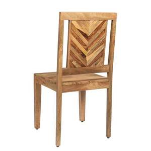 Handcrafted Solid Wood <b>Dining</b> <b>Chair</b> with Rustic Natural Finish Custom Wooden Restaurant <b>Chair</b> for Home <b>Dining</b> Room Cafe Use - Product Image 6