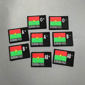 Etiqueta de PVC 3D para Ropa con Grupo Sanguíneo A+<span class=keywords><strong>B</strong></span>+AB+<span class=keywords><strong>O</strong></span>+, Parche para Casco con Gancho - Product Image 2