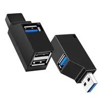 Adaptateur Hub USB 3.0/2.0 Mini Bingostyle, 3 ports, transfert de données haute vitesse, station d'accueil USB pour PC portable, en stock
