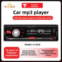 Reproductor MP3 Universal para Auto, Radio FM, Cargador USB Doble, Reproducción desde Memoria