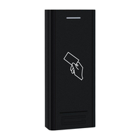 Lector de Tarjetas de Acceso ABS Impermeable al por Mayor, Doble Frecuencia RFID NFC 125kHz 13.56MHz, Protocolo ISO 14443A OSDP, Control de Acceso