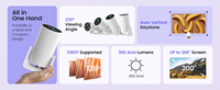 Projecteur intelligent Android 12 le plus récent pour cinéma maison, projecteur portable auto HD, projecteur vidéo mini 4K Hy300