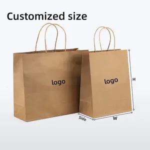 Recyclable coloré personnalisé impression complète Shopping artisanat promotionnel fête cadeau emballage sacs en papier avec poignée pour les entreprises