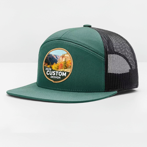 <span class=keywords><strong>Gorra</strong></span> de camionero de malla deportiva <span class=keywords><strong>con</strong></span> logotipo bordado clásico personalizado de alta calidad OEM al por mayor, <span class=keywords><strong>gorra</strong></span> de algodón de 7 paneles <span class=keywords><strong>con</strong></span> visera plana - Product Image 1