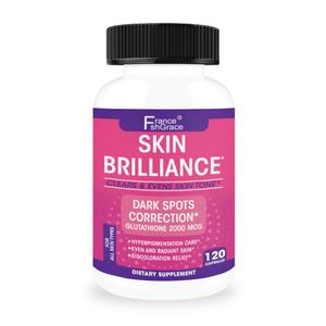 Suplemento Blanqueador de Piel de Alta Calidad con Vitamina C, 120 Cápsulas, Apoya la Salud de la Piel para Adultos, Cápsulas Blanqueadoras de Piel - Product Image 1