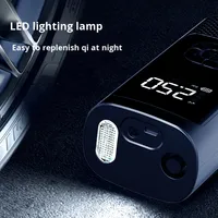 Pompe à air électrique portable sans fil pour voiture avec matériau ABS et écran numérique lumineux, gonfleur de pneus 150 psi