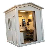 Cabine de Garde Modulaire à Assemblage Rapide avec Design de Style Moyen-Oriental, Construction Résistante au Vent, Performance Ignifuge