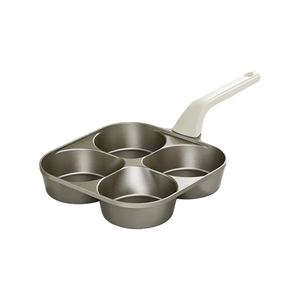 Four-Hole Deepened Square <b>Cast</b> <b>Iron</b> Non-Stick Flats-Bottomed Breakfast/Fried Egg/<b>Steak</b> <b>Frying</b> <b>Pan</b> PTFE Coating Oven Safe - Product Image 1