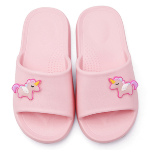 Dép trẻ em dạ quang 2023 mùa hè mới hoạt hình dễ thương Giày nhà phòng tắm rò rỉ nước đáy mềm tích hợp Dép trẻ em - Product Image 2