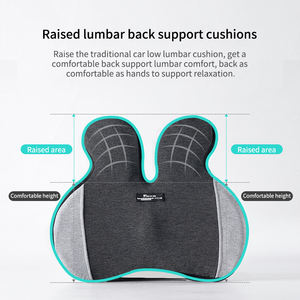 Lapin mousse à mémoire de forme tricoté à rebond lent soutien lombaire coussin de chaise de bureau siège de <span class=keywords><strong>voiture</strong></span> et <span class=keywords><strong>dos</strong></span> lecture et oreiller de repos au lit - Product Image 2