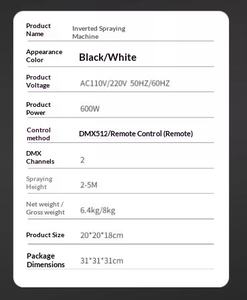 Máquina de Chispas Frías para Escenario, Efecto Cascada Descendente, Fuegos Artificiales Electrónicos para Bodas, Bares, Festivales de Música, Propuestas y Espectáculos - Product Image 2