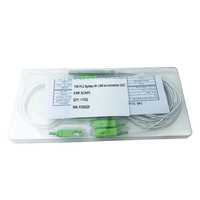 Répartiteur PLC Mini Type 1x8 SC APC OS2 Répartiteur Fibre Optique Avec Fibre 900um