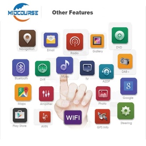 MIDCOURSE <span class=keywords><strong>Android</strong></span> 8.1 kafa ünitesi oyuncu araba radyo Stereo RCD510 VW Golf 5 için 6 Jetta MK5 MK6 Passat B6 b7 1G R 4G LTE - Product Image 4