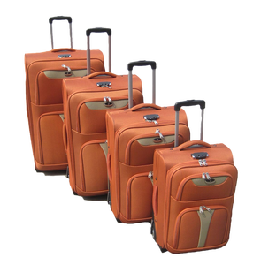 Ensemble de bagages en tissu rose pour femmes, 4 pièces, vente chaude en usine, élégant, bagage à main - Product Image 2