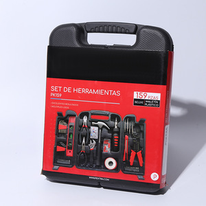 Kit d'outils de réparation domestique en acier au carbone, 159 pièces, avec embouts à douille de 1/4 po - Product Image 3