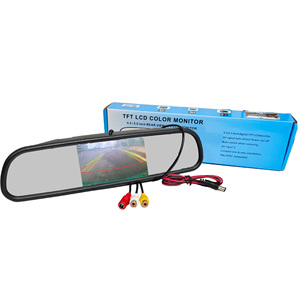 Repuestos y Accesorios para Automóviles de Alta Calidad, Más Vendidos, Grabadora de Conducción para Automóvil con Doble Lente de 4.3 Pulgadas, Espejo Retrovisor - Product Image 1