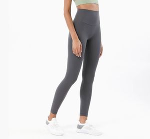 Vente en gros Pantalon de yoga sans couture double face brossé nu pour <span class=keywords><strong>femme</strong></span>-Leggings de gymnastique taille haute pêche - Product Image 5