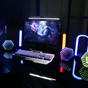Lámpara LED RGB 3D con efecto de túnel de espejos hexagonal, luz ambiental de escritorio, sincronización con ritmo musical para juegos, luces decorativas para habitación - Product Image 4
