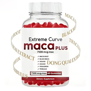 Gummies Black Maca Plus pour adultes, pour des fesses plus volumineuses et une vitalité accrue - 2 gummies par portion, booster fessier - Product Image 6