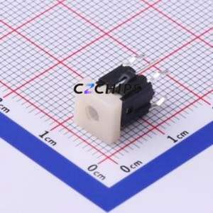K6-6165D03 Tactile Switch Through hole Component (THT) Switch 1.6N Through Hole 7.5mm 10mm - Product Image 1