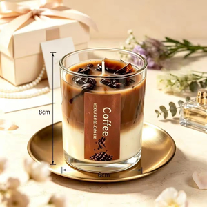 Bougie en gel parfumée personnalisée Matcha Café Aromathérapie Maison Fête Mariage Cadeau de Fêtes Vente en Gros Bougie Créative - Product Image 6