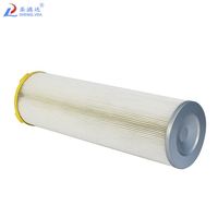SHENGJIE Nouvelle Cartouche Filtrante Industrielle pour l'Air, Filtre à Poussière avec 99,5% d'Efficacité en Fibre de Polyester pour Usine ou Atelier