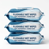 Lingettes jetables écologiques biodégradables Lingettes humides nettoyantes Emballage personnalisé Fournisseur OEM