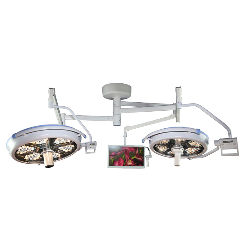 MN-LED7050-TV  High Ceiling Double Head LED Shadowless Operating Lamp with TV