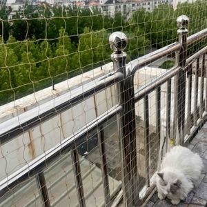 مصنع نايلون متعدد الأغراض ، شبكة أمان أسلاك الفولاذ ، تعزيز نافذة شرفة القط ، سياج - Product Image 5