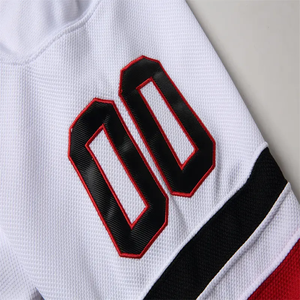Maillot de hockey personnalisé pour homme adulte, service OEM, séchage rapide, 100 % polyester, logo d'équipe imprimé devant/dedans, respirant, échantillon en 7 jours - Product Image 5
