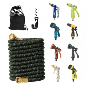 <span class=keywords><strong>Tuyau</strong></span> d'<span class=keywords><strong>arrosage</strong></span> rétractable personnalisé anti-fuite avec âme en latex, résistant aux éclats, extensible pour le jardinage et le nettoyage extérieur - Product Image 1