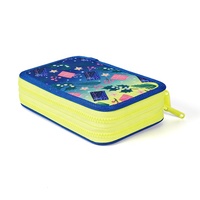 Boîte à crayons personnalisable avec logo, pour garçons, multicolores dégradés, grande capacité, étui à crayons et stylos, étui à outils de beauté, étui à stylos pour enfants, unisexe