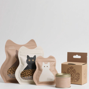 MOQ impreso personalizado 200PCs Forma especial Bolsa Foil Laminado Troquelado Mylar Bolsa Ziplock a prueba de niños - Product Image 5