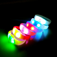 Bracelet LED promotionnel RICHSHINING, contrôle sans fil 2.4G, bracelet en silicone pour concerts