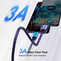 Nouvellement conçu 3A charge rapide câble USB C cuivre 20W sortie Compatible Android IOS imprimante Scanner 2m 3m boîte de câble