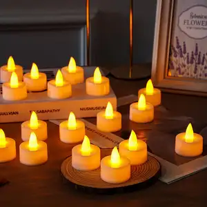 3D rgb电池电源柱发光二极管蜡烛灯装饰墓地电子蜡烛摇摆闪烁暖白色锥形蜡烛