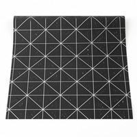 Rouleau de papier cadeau à carreaux monochromes 80 g/m² Papier d'art à imprimé géométrique Papier cadeau en gros Vente en gros d'emballages cadeaux