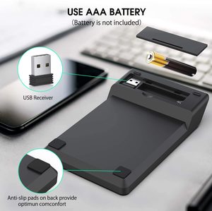 Keyboard numerik nirkabel Mini 2.4GHz Numpad Digital 18 tombol Pave numpad untuk tablet Notebook <span class=keywords><strong>Laptop</strong></span> Akuntan - Product Image 5