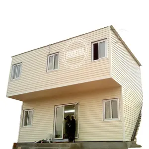 Dubai contained container house galvanized steel frame prefab houses